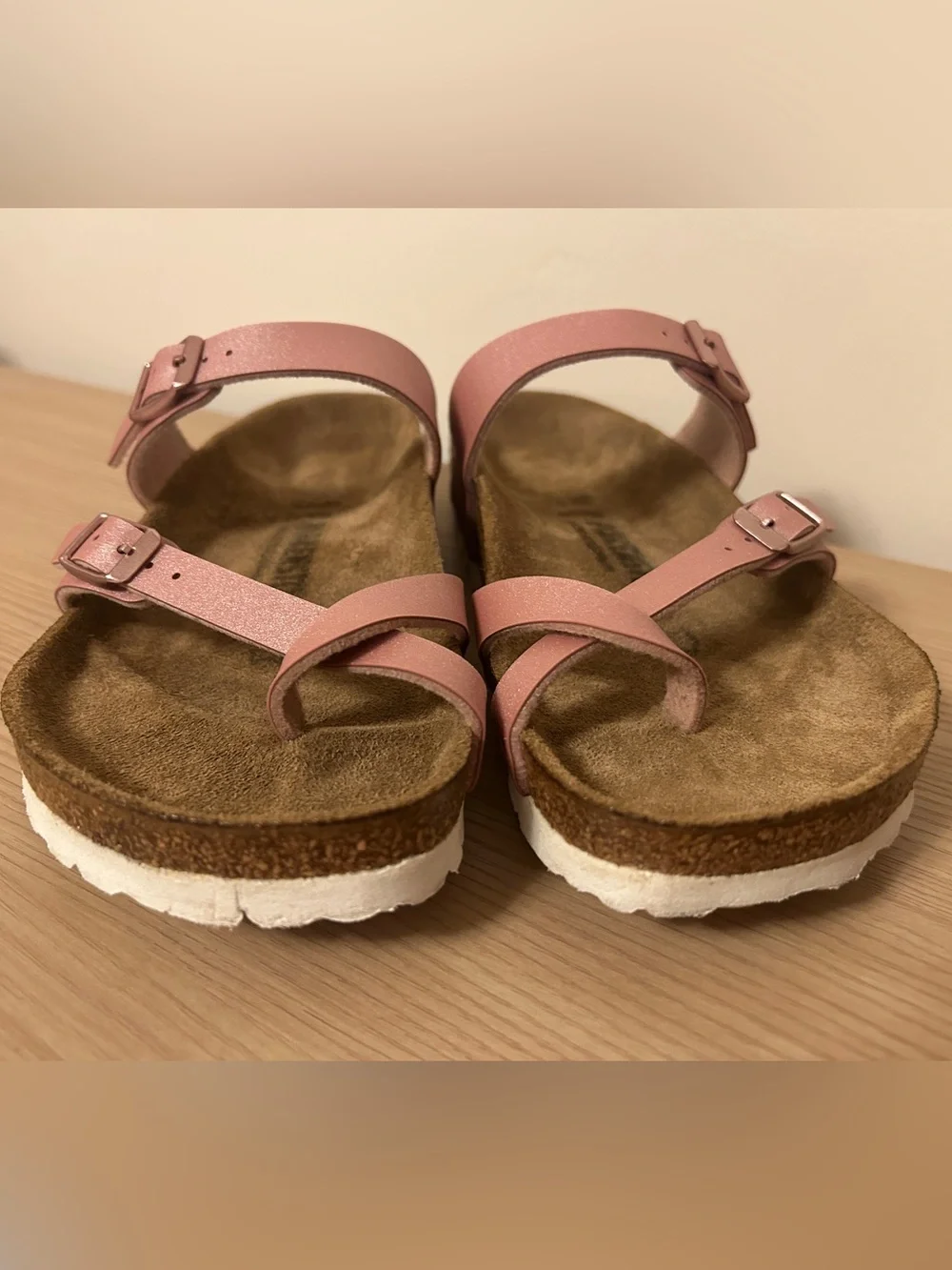 Birkenstock Mayari Multi-Strap Sandals Pink Size 38 Regular Width
